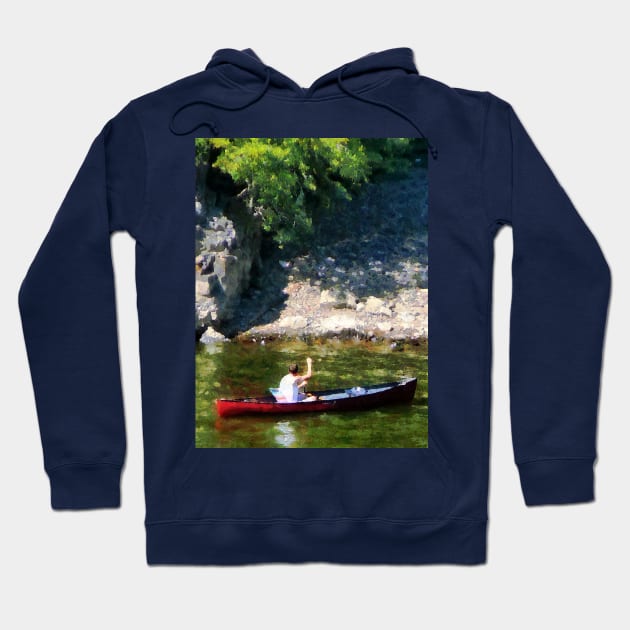 Paterson NJ - Canoeing in Paterson NJ Hoodie by SusanSavad